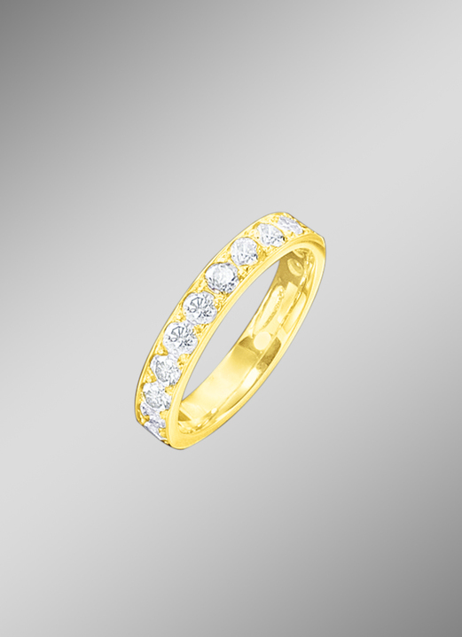 mit Diamanten - Memoire-Ring mit Brillanten, in Größe 160 bis 220, in Farbe  Ansicht 1