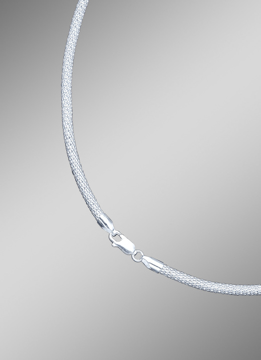 Halsketten & Armbänder - Schlangenketten-Garnitur mit Karabinerverschluss, in Farbe , in Ausführung Armband, Länge 19 cm Ansicht 1