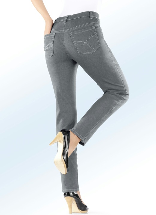 Hosen - Power-Stretch-Jeans, in Größe 017 bis 092, in Farbe GRAU Ansicht 1