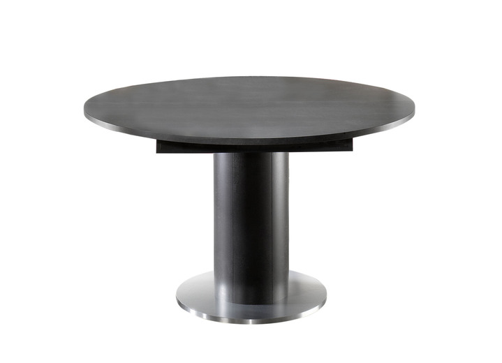 Tische - Außergewöhnlicher Tisch mit Auszug, in Farbe SCHWARZ-SCHWARZ, in Ausführung Tisch mit Auszug Ansicht 1