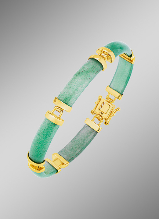 Halsketten & Armbänder - Armband mit echt Aventurin, in Farbe  Ansicht 1