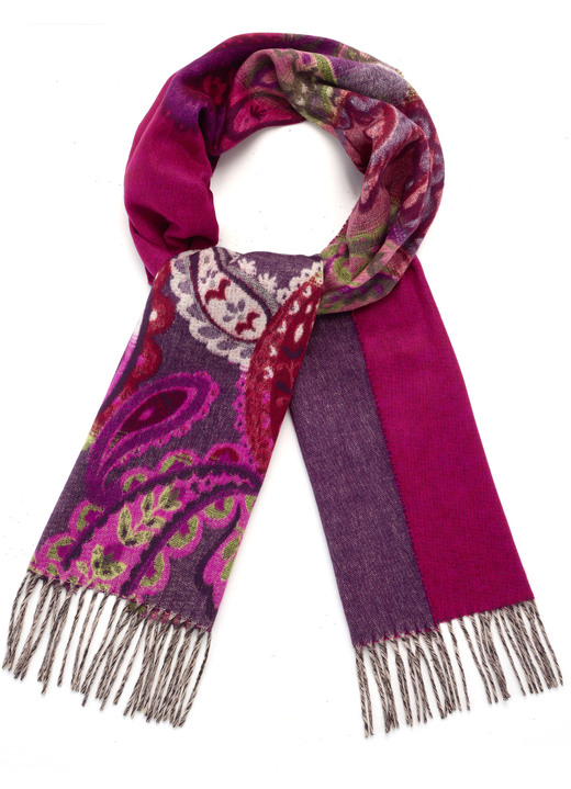 Tücher & Schals - Schal mit Paisleydessin, in Farbe MAGENTA-BUNT Ansicht 1
