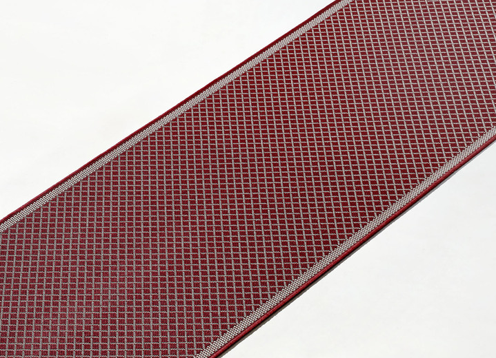 Modern - Angenehm flache Brücken und Teppiche in Sisaloptik, in Größe 112 (Brücke, 60x110 cm) bis 282 (Teppich 200x290 cm), in Farbe BROMBEERE Ansicht 1