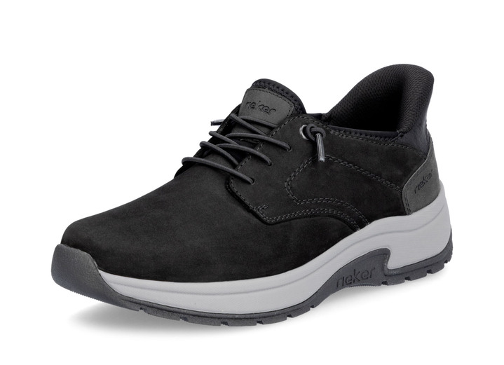 Slipper & Schnürschuhe - Rieker Sneaker mit verstärkter Hinterkappe für einfaches Einschlüpfen, in Größe 040 bis 047, in Farbe SCHWARZ Ansicht 1