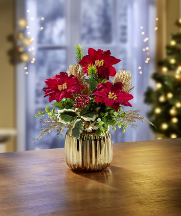 Poinsettia-Arrangement